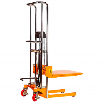 Ручной гидравлический штабелер SMARTLIFT PJ4150 (400 кг; 1,5 м; с вилами и площадкой)